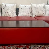 مبل ال و کپسول گاز ماشین