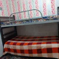 تخت خواب دوطبقه جنس محکم  بدون تشک