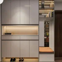 اجرای کابینت و tv wall و بازسازی