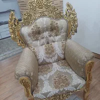 مبل سلطنتی ۷ نفره بسیار زییا|مبلمان خانگی و میز عسلی|بانه, |دیوار