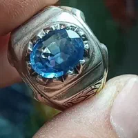 انگشتر یاقوت کبود سریلانکا طبیعی|جواهرات|تهران, جوادیه|دیوار