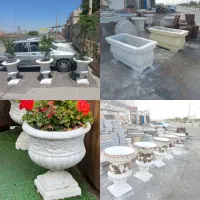 موزاییک آبنما باربیکیو گلدان نیمکت سنگ مصنوعی|مصالح و تجهیزات ساختمان|قم, انسجام|دیوار