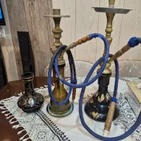 قلیان ۲ عدد برنج و مس|کلکسیون و سرگرمی|قشم, |دیوار