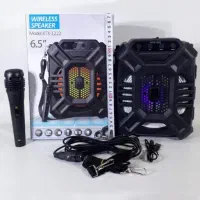 اسپیکر باند میکروفون دار فلشخور بلوتوثی رقصنور۷رنگ