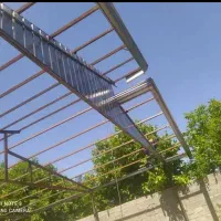 نصاب شیروانی خرپا سقف ویلا پوشش سوله