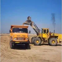 لودر و کمپرسی شن.خاک.ریگ.مل