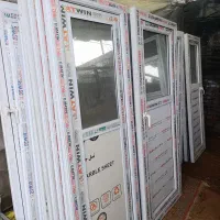 انواع درب سرویس بالکن حمام و پنجره پی وی سی