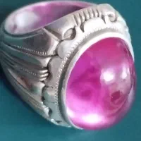 انگشتر نقره یاقوت