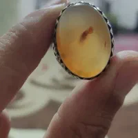 انگشتر عقیق زرد(شرف شمس)
