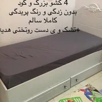 فروش تخت و کمد بچه (مناسب تا نوجوانی) - رنگ سفید|تخت و سرویس خواب|تهران, یاخجی آباد|دیوار