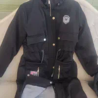 مانتو مجلسی کاپشن توخز دومدل.بارونی کتان .کفتان