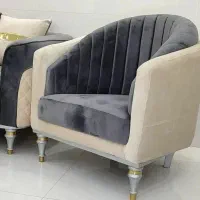 مبل دیانا مبلمان آیسل با تنوع پارچه و چوب