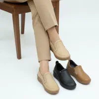 کفش طبی زنانه چرم تبریز مناسب خارپاشنه