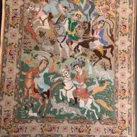 تابلو فرش ابریشم|تابلو فرش|اصفهان, کوی امیریه|دیوار