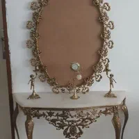 آینه کنسول کاملا برنز در حد نو