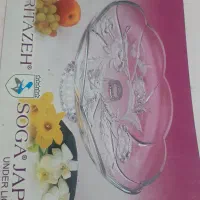 شیرینی خوری گرد پایه دار بزرگ