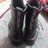 کفش زنانه چکمه ای زیپی و بندی سایز 39|کیف، کفش، کمربند|قم, قم نو|دیوار