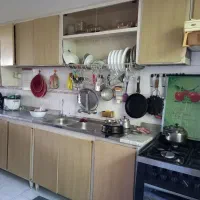 کابینت فلزی با هود، سینک ، آبچکان و شیرآلات
