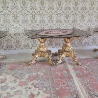 میز عسلی طلاکوب