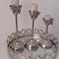 سینی و جا شمعی ست