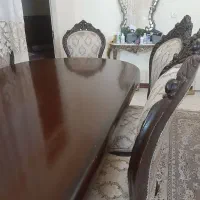 میز ناهار خوری ۸ نفره چوب گردو سالم