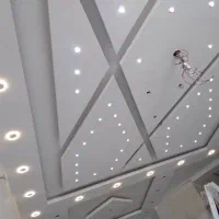 کناف شبکه پی وی سی برقکاری لاین نوری نقاشی|خدمات پیشه و مهارت|اراک, |دیوار