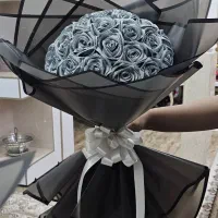 دسته گل روبانی