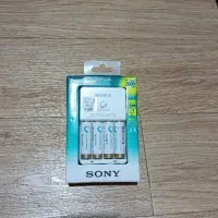 باتری قلمی شارژی سونی با شارژر