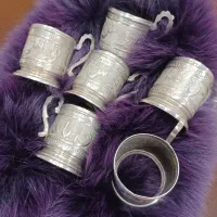 انگاره قجری ورشو روکش نقره