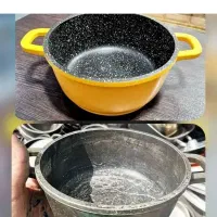 بازسازی ظروف کهنه  چدن رویی الومنیوم به گرانیت