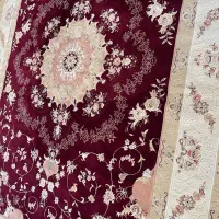 فرش ۹ متری ماشینی زرشکی