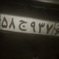 تک پلاک ماشین پیدا شده