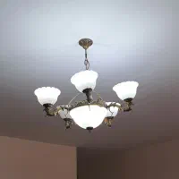 لوستر پنج شاخه|لوستر و چراغ آویز|اندیشه, اندیشه فاز ۴|دیوار