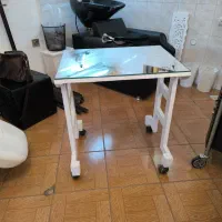 میز چرخ دار چوب