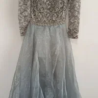 پیراهن مجلسی سنگ دوزی شده|لباس|بروجن, |دیوار