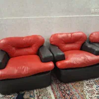 مبل چرم در حد نو|مبلمان اداری|قم, مسجد امام حسن|دیوار