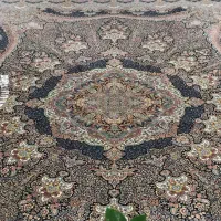 دو تخته فرش ۱۲۰۰ شانه تراکم ۳۶۰۰ سورمه ای|فرش|نسیم‌شهر, |دیوار