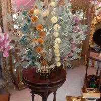 گل مصنوعی خارجی و گلدان