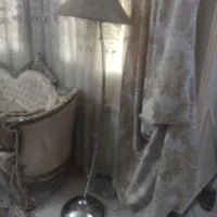 آباژور ایستاده کنار سالنی