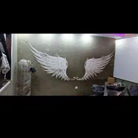 نصب کاغذ پارکت قرنیز|خدمات پیشه و مهارت|کیش, |دیوار