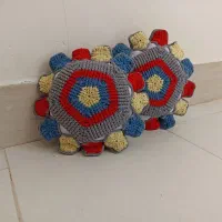 کوسن دست بافت|رختخواب، بالش، پتو|سربیشه, |دیوار