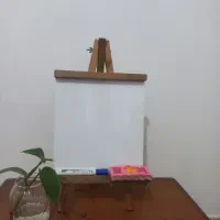 تابلو وایت برد سه پایه چوبی