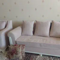 مبل نیم ست راحتی|مبلمان خانگی و میز عسلی|قروه, |دیوار