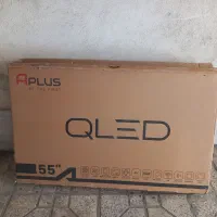 کارتن تلویزیون ۵۵ اینچ و یخچال ساید