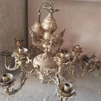 لوستر برنجی|لوستر و چراغ آویز|تهران, جردن|دیوار