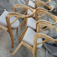 صندلی غذا خوری  تمام چوب جنگلی  از تولیدی