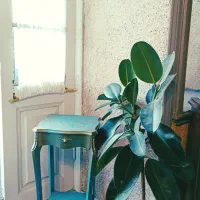 میز تلفن پتینه کاری شده