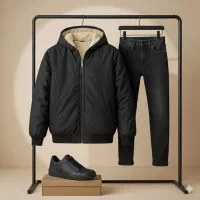 کاپشن مردانه شیک مدل DarkFlow / کلاه‌دار + جیب‌دار|لباس|اهواز, زردشت|دیوار