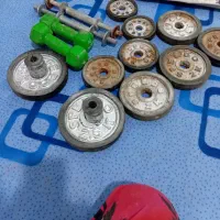 دمبل والتر بایستههای کارکرده جمعا ۲۰کیلو|تجهیزات ورزشی|مشهد, نوید|دیوار