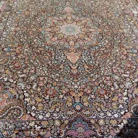 ی جفت فرش 12 متری قهوه ای